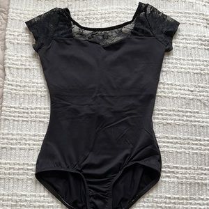 Natalie Dance Wear black leotard